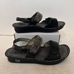 Alegria Black Beaded Sandals ♣️